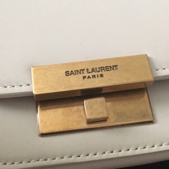 Vintage Saint Laurent - Mini Betty Satchel Ivory - Picture 3 of 9